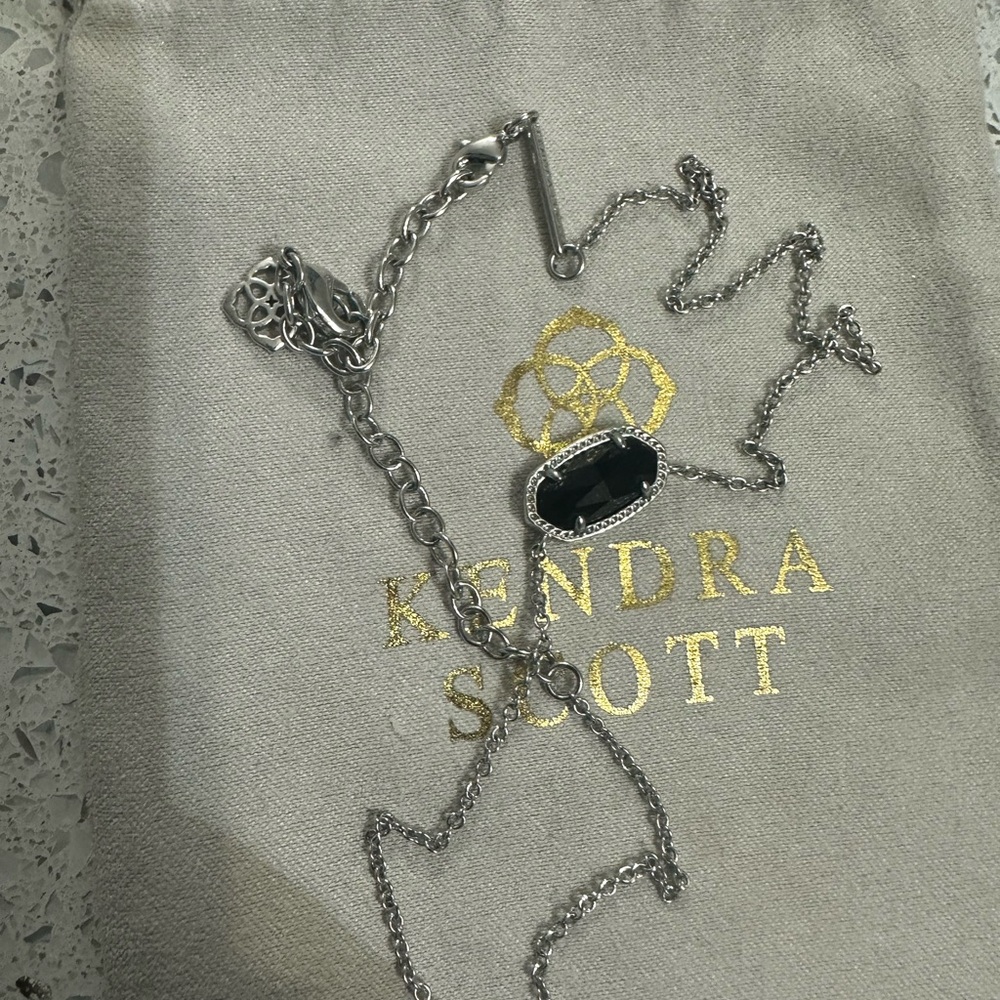 Kendra Scott silver and black